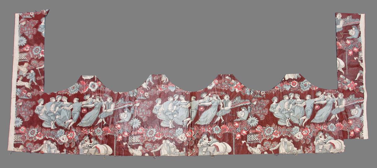 1969.3296 A textile, printed obverse