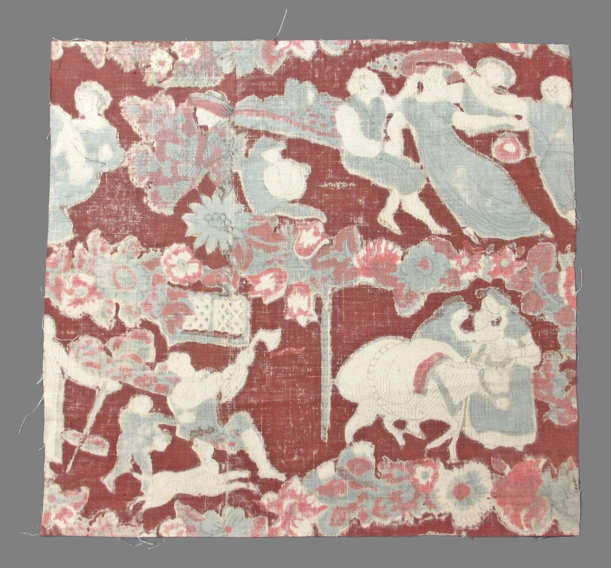 1969.3296 B textile, printed reverse