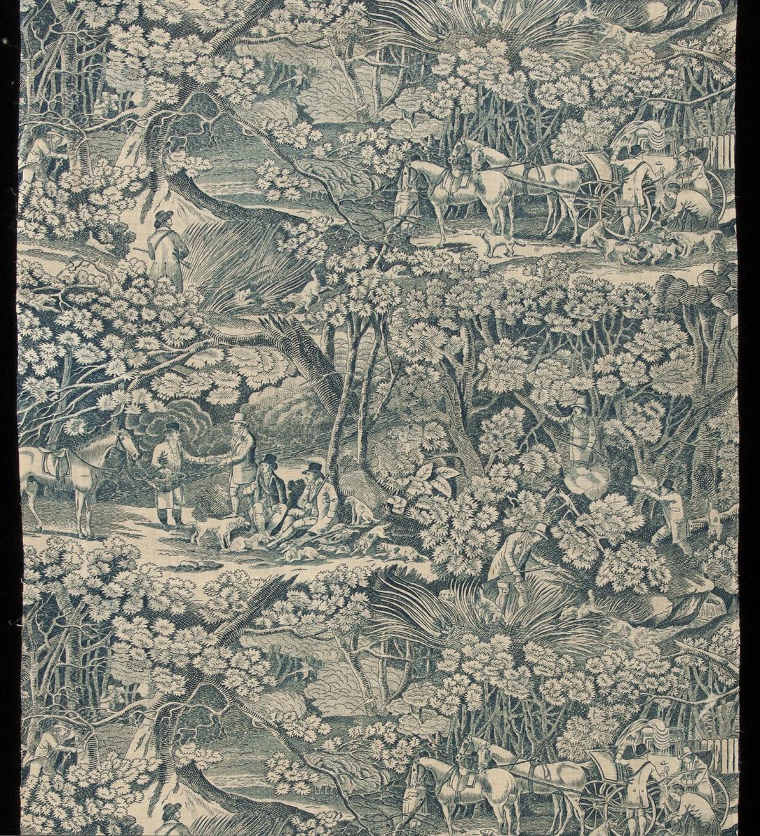 1969.3298 Textile, printed, detail, Book image C218