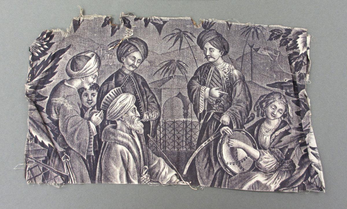 1969.3299.003 Textile, printed obverse