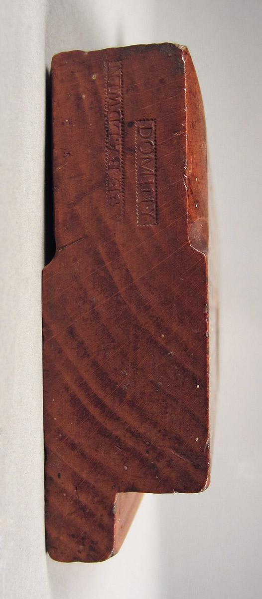 1957.0093.028 A-E, Rabbet plane, toe