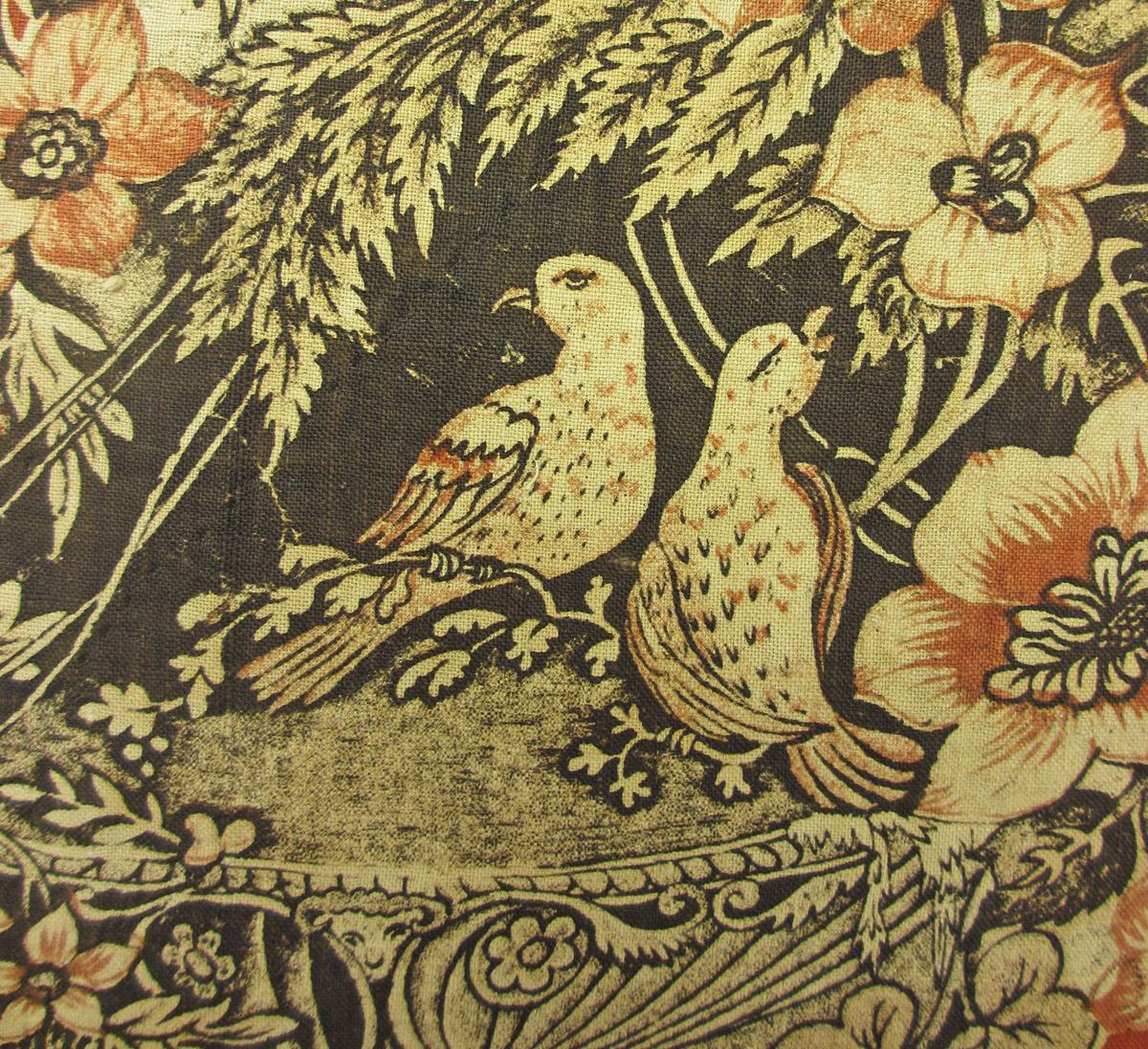 1969.3303 textile, printed detail 1