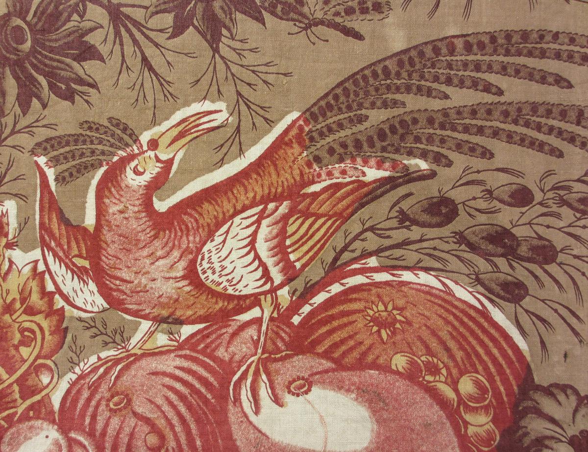 1969.3305 textile, printed detail 2
