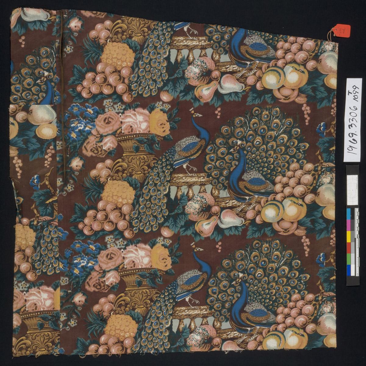1969.3306 Textile, printed, view 1
