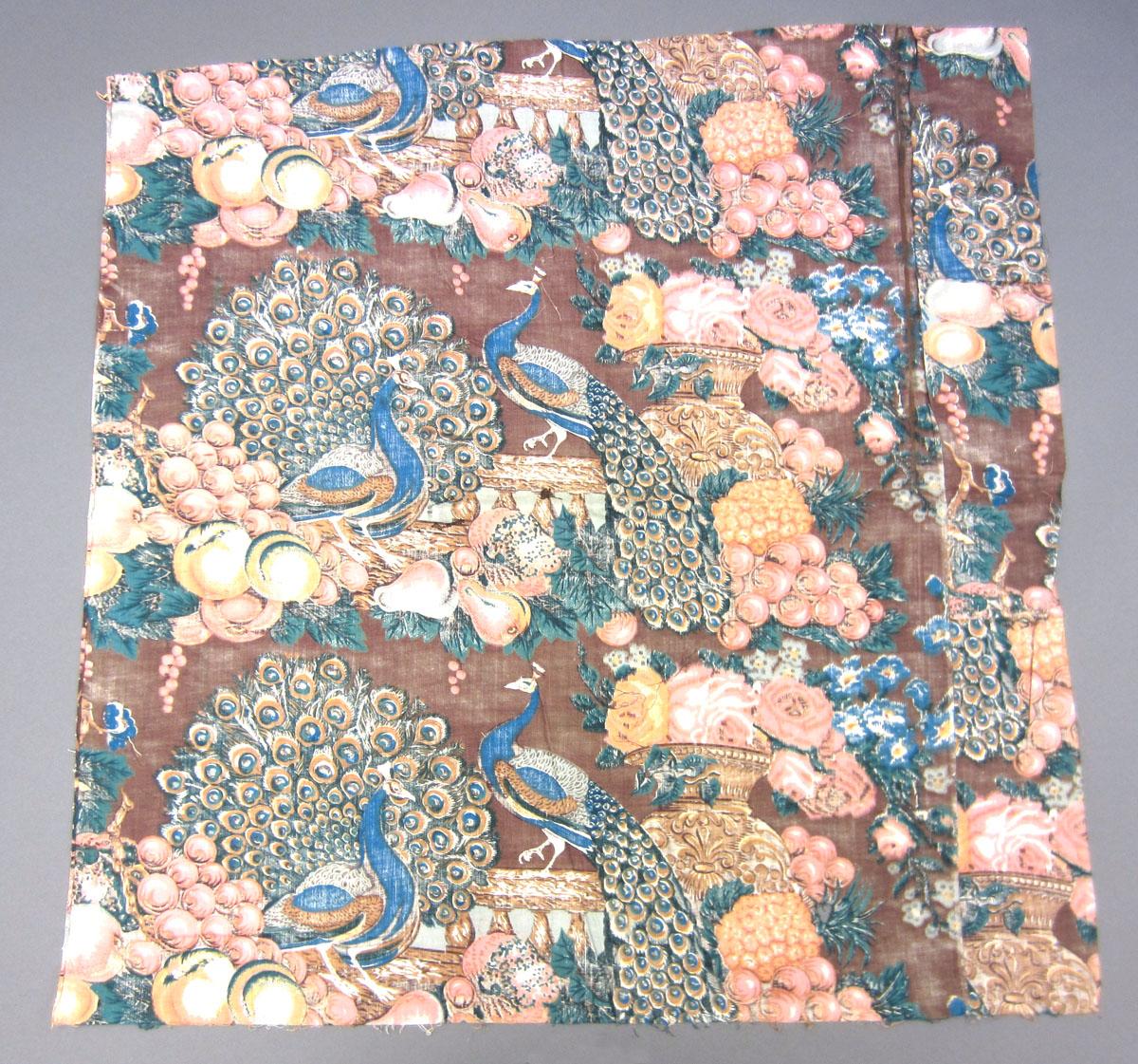 1969.3306 Textile, printed reverse