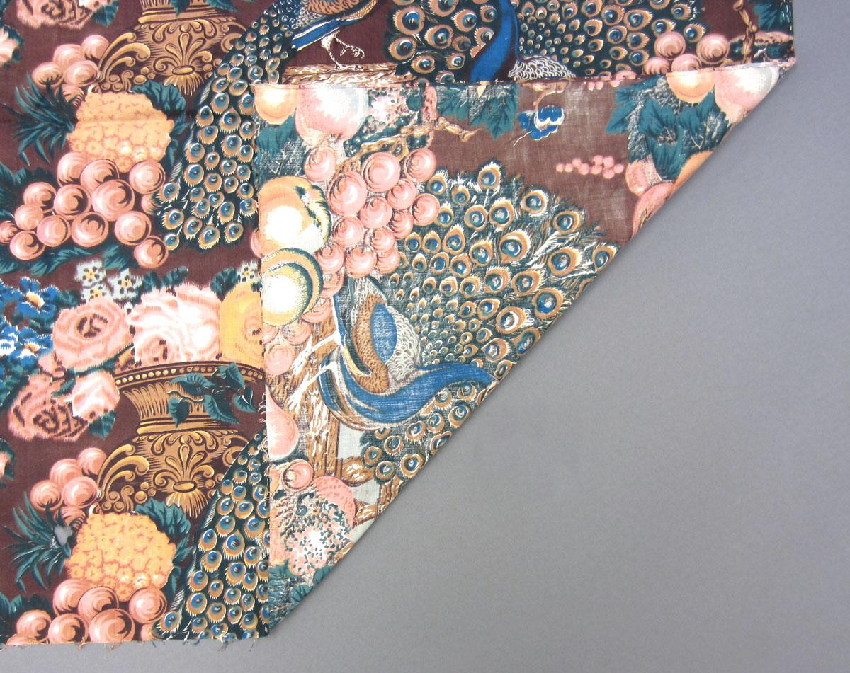 1969.3306 Textile, printed folded corner