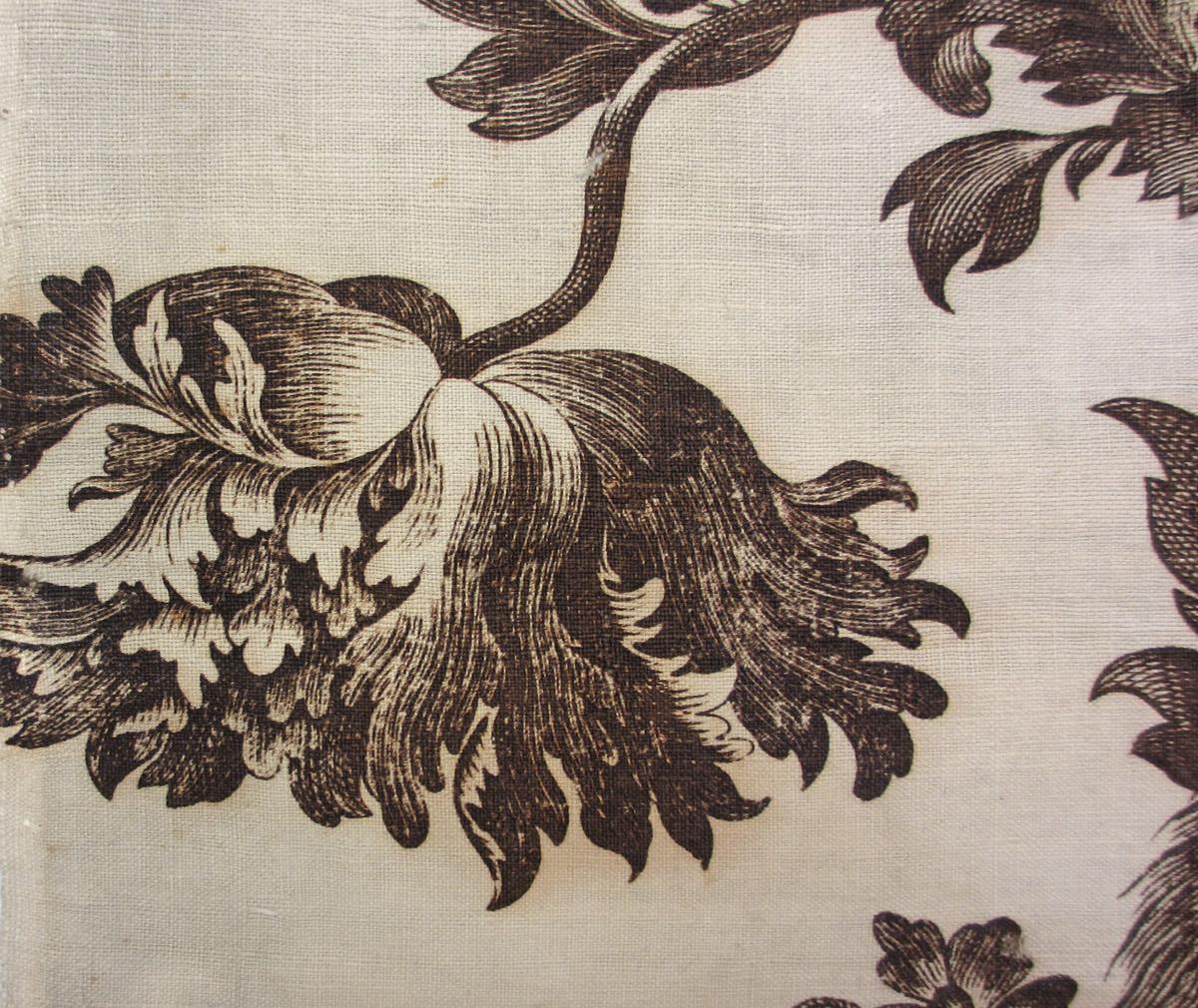 1969.3307 textile, printed detail 2