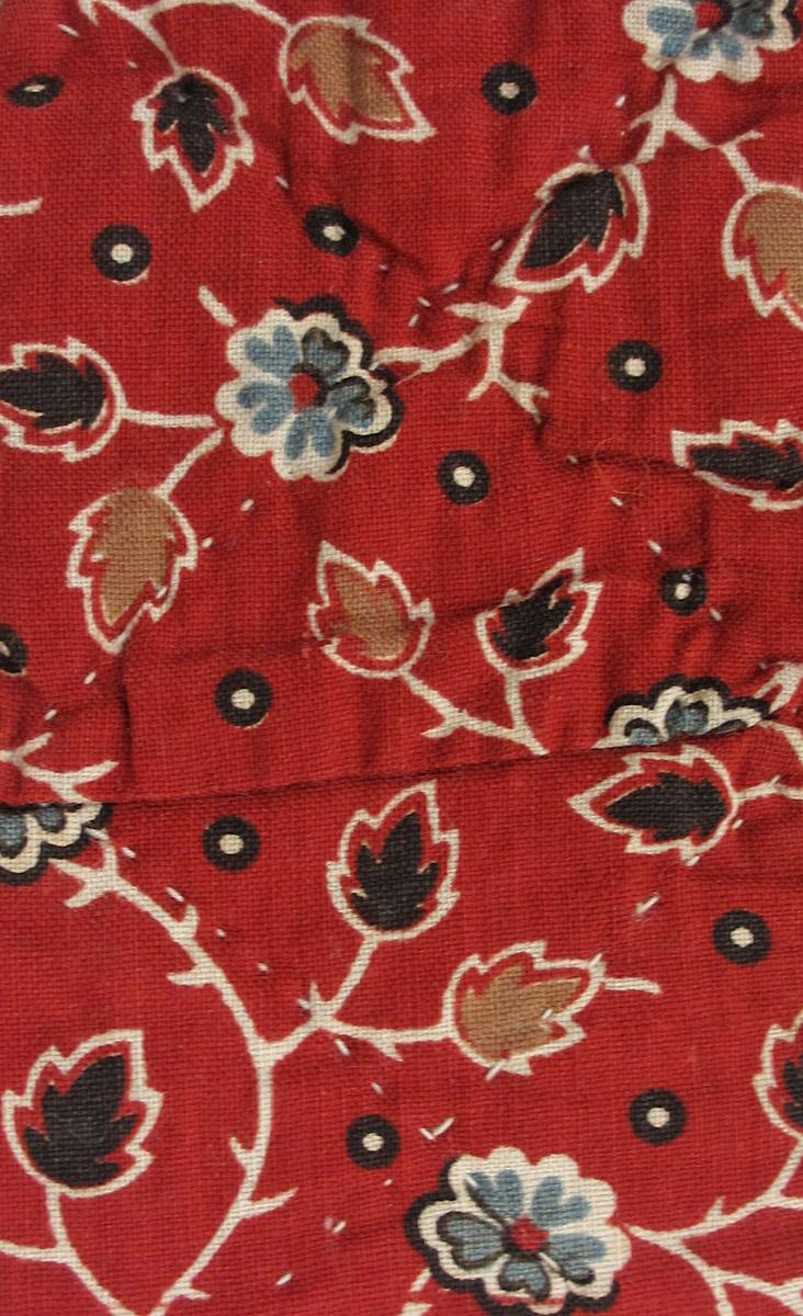 1969.3312 textile, printed reverse detail 4