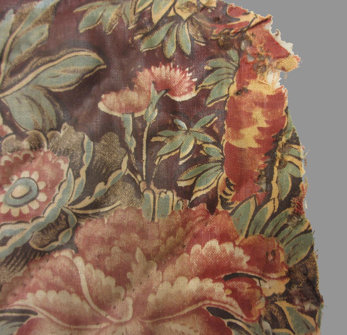 1969.3314 textile, printed detail 2