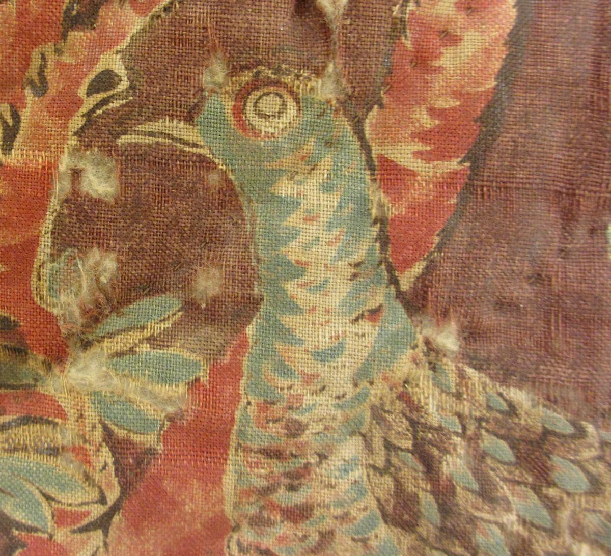 1969.3314 textile, printed detail 3