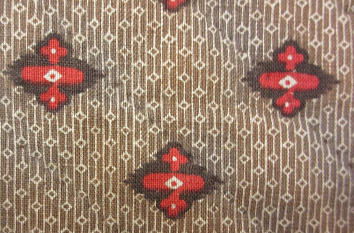 1969.3314 textile, printed reverse repeat