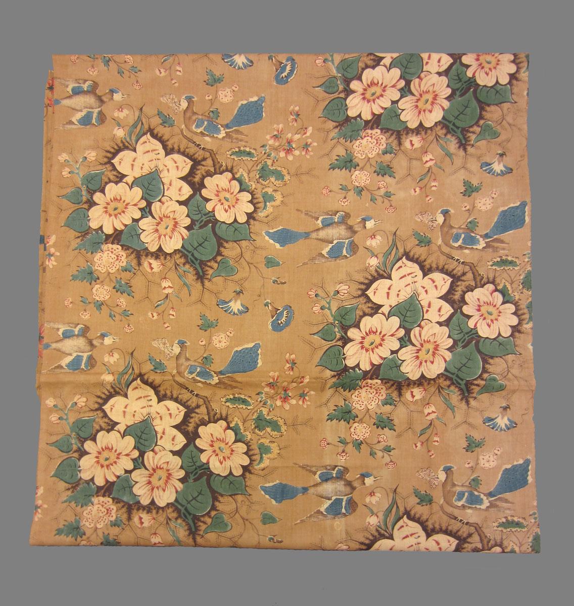1969.3316 textile, printed partial reverse