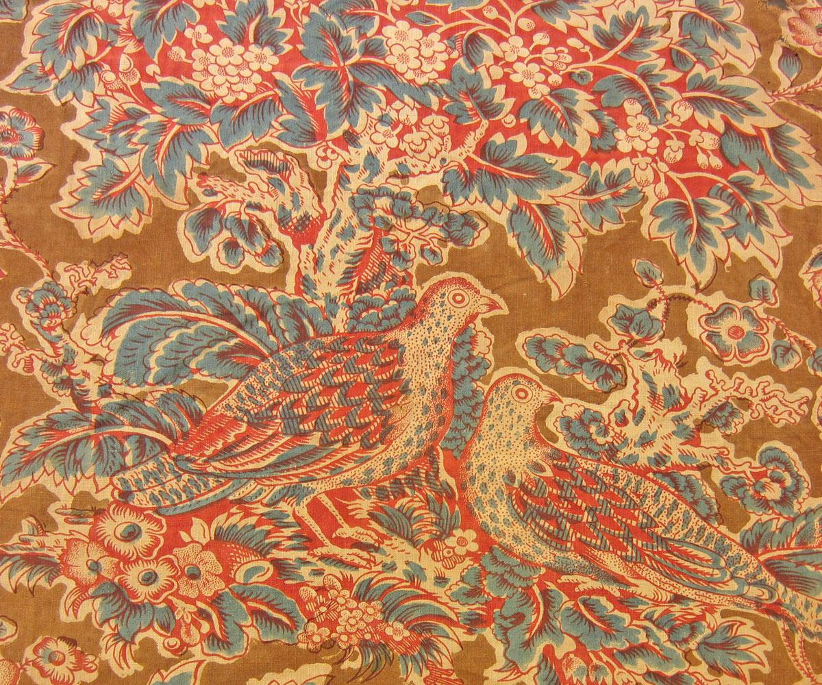 T1101 textile, printed design repeat