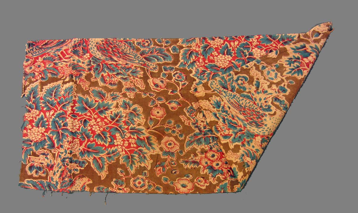1969.3317 B Textile, printed folded corner