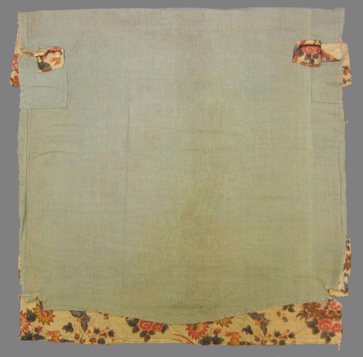 1969.3319 textile, printed partial reverse