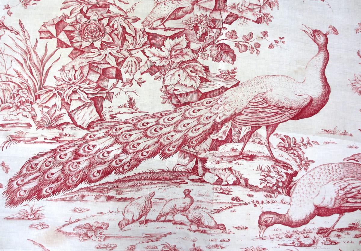 1969.3320 A textile, printed detail 3