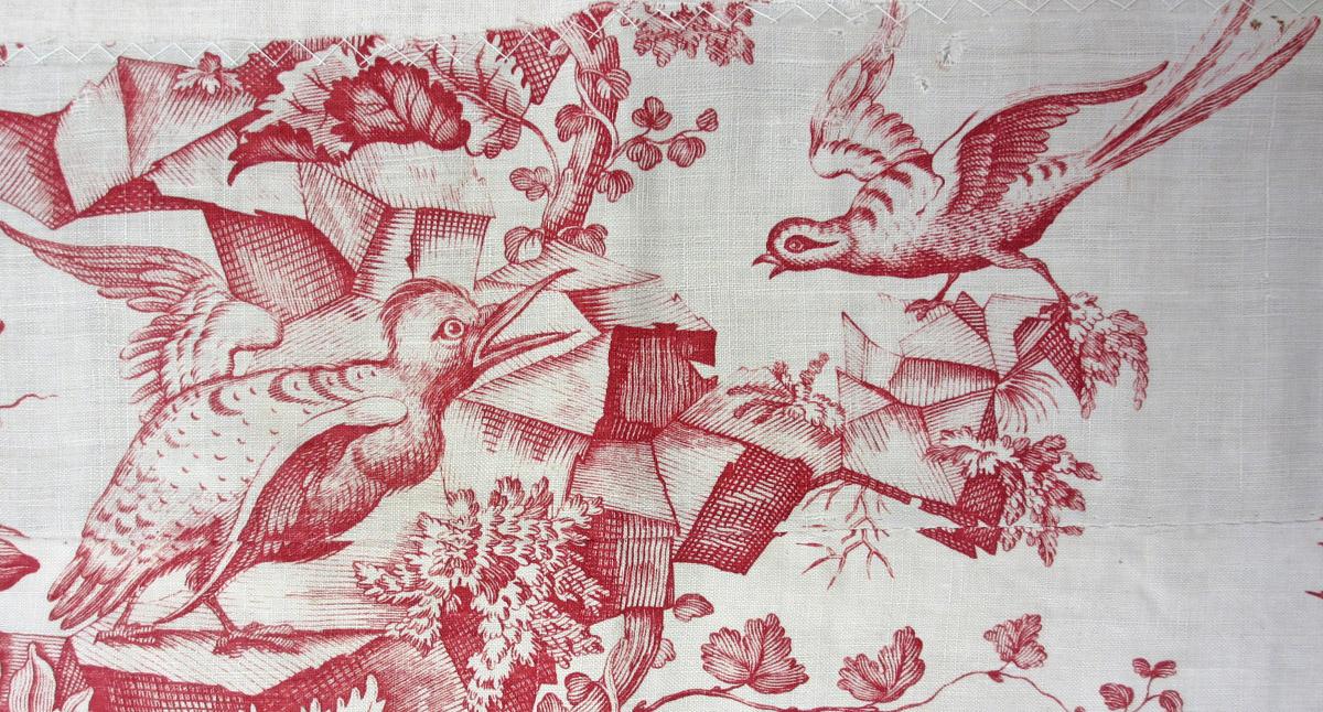 1969.3320 A textile, printed detail 5