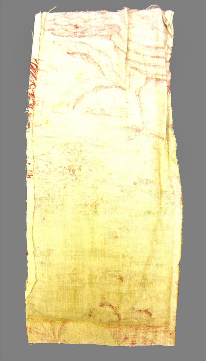 1969.3320 B textile, printed reverse