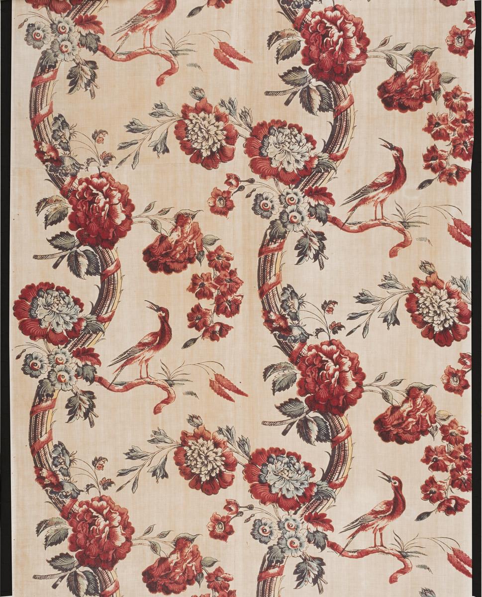 1969.3321 Textile, printed, detail 1