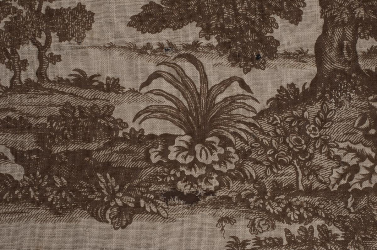 1969.3322.001 Textile, printed, detail 6