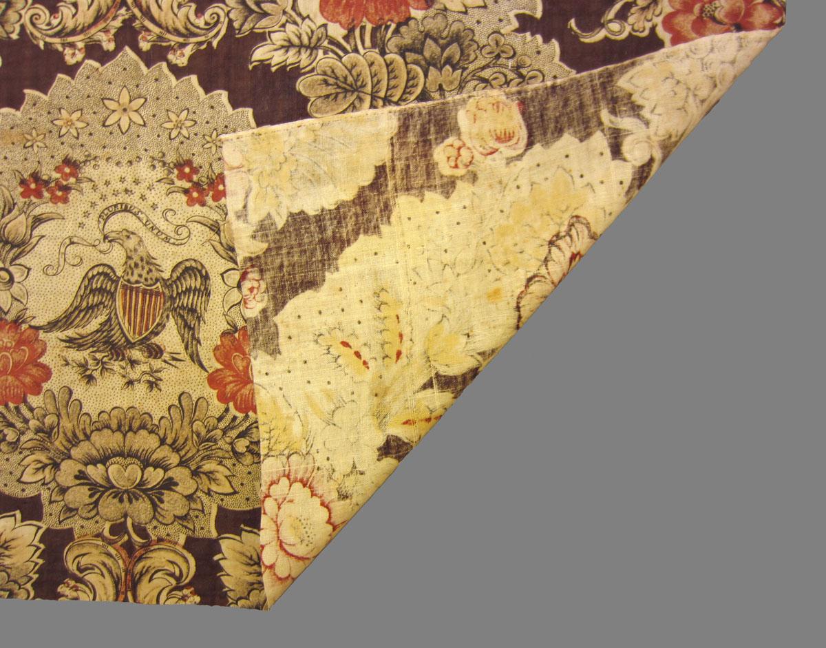 1969.3324.001 textile, printed folded corner