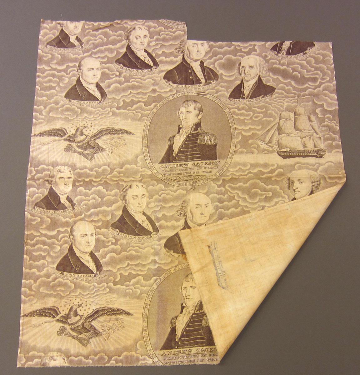 1969.3328.001 Textile, printed folded corner