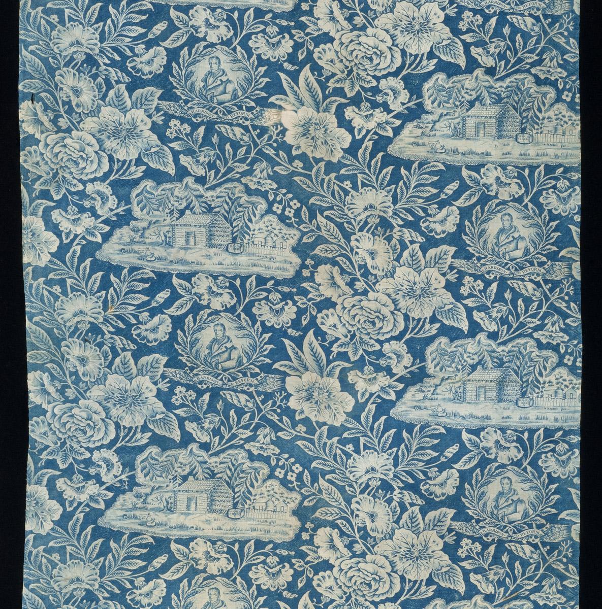 1969.3329 Textile, printed, detail, Book image C326