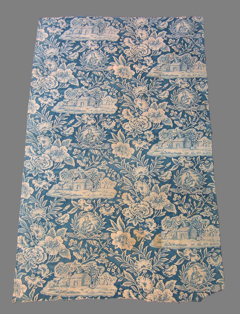 1969.3329 Textile, printed partial obverse