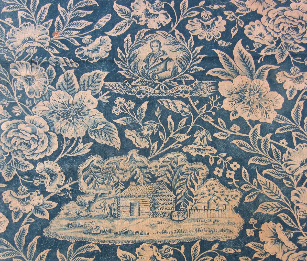 1969.3329 Textile, printed design repeat
