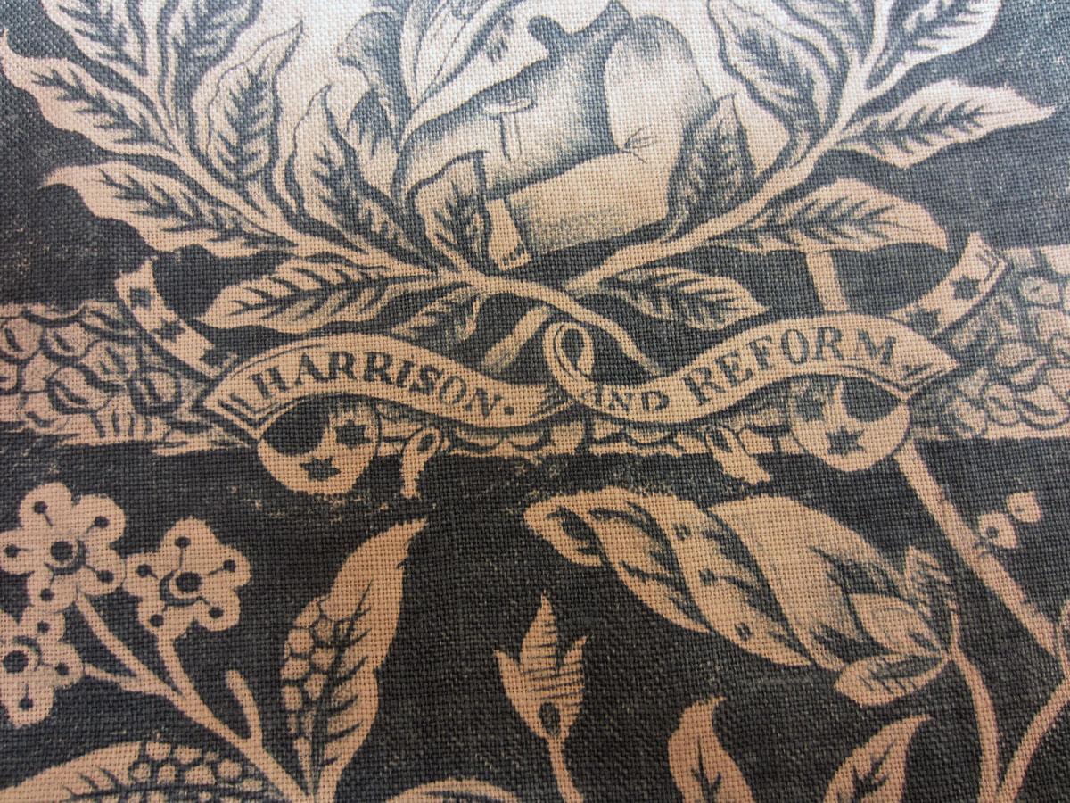 1969.3329 Textile, printed, inscription 2