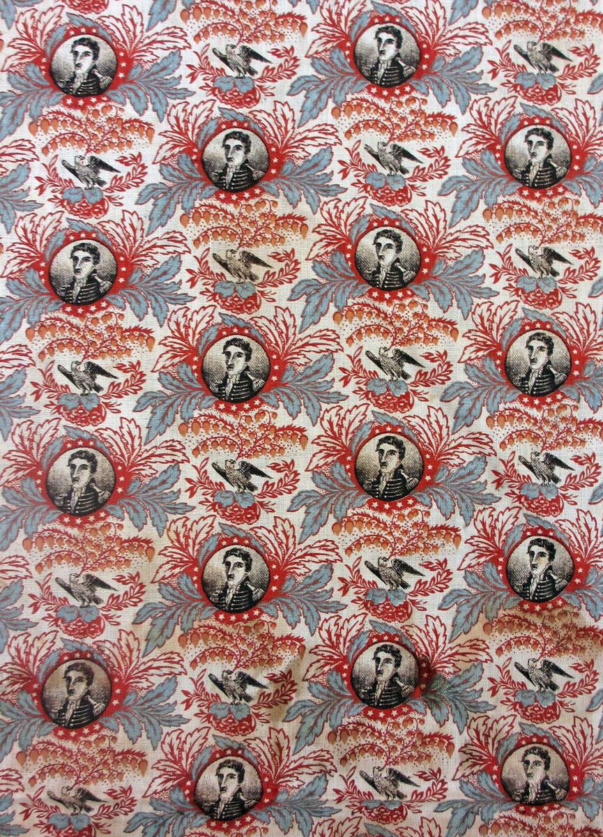 1969.3331 textile, printed design repeat