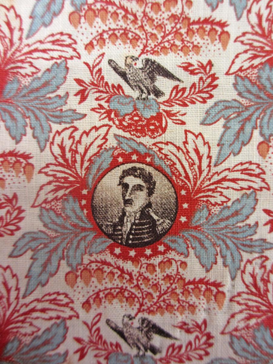 1969.3331 textile, printed detail