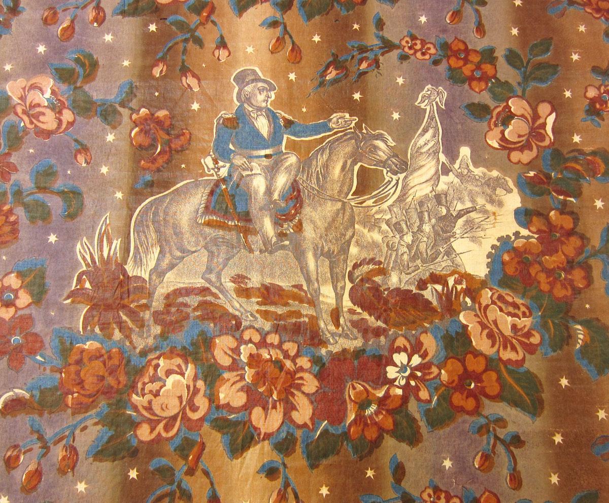 T122 textile, printed design repeat