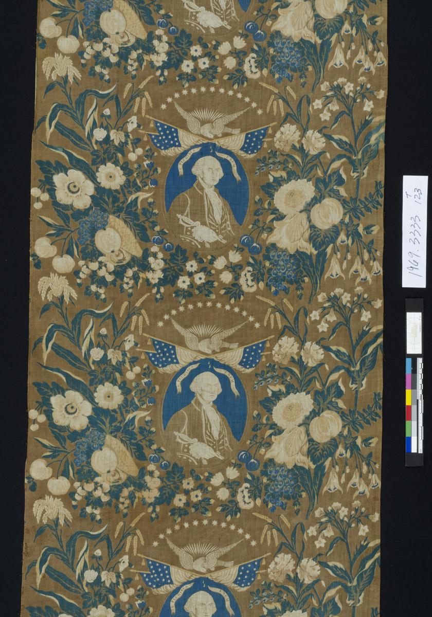 1969.3333 Textile, printed, detail 3