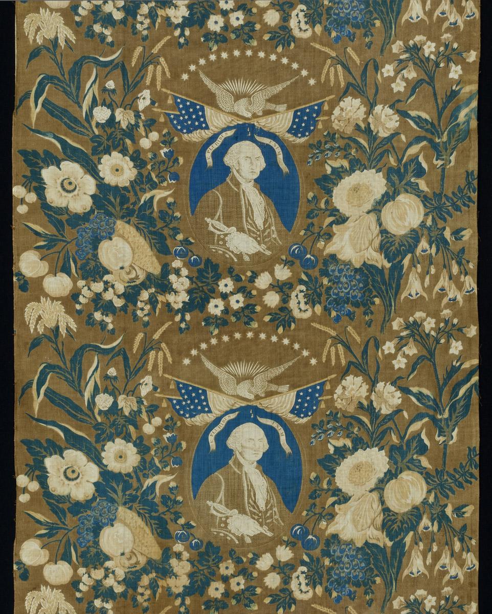 1969.3333 Textile, printed, detail 4