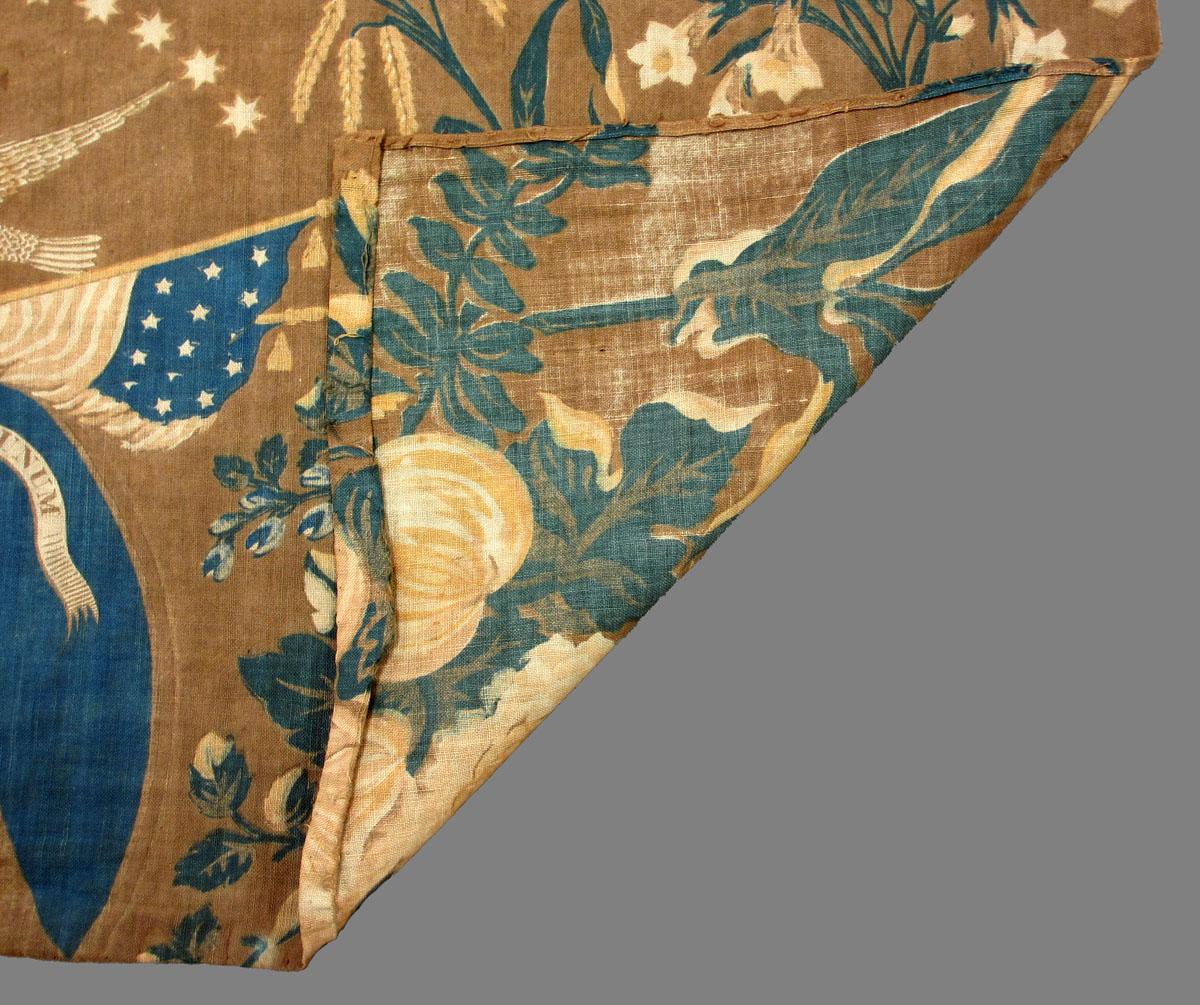 1969.3333 textile, printed folded corner 2