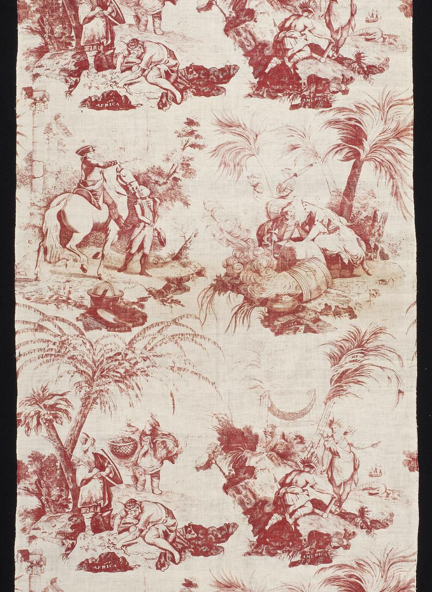 1969.3336 Textile, printed, detail, Book image C91