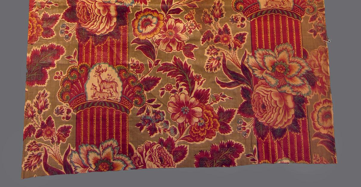 1969.3340 textile, printed partial obverse