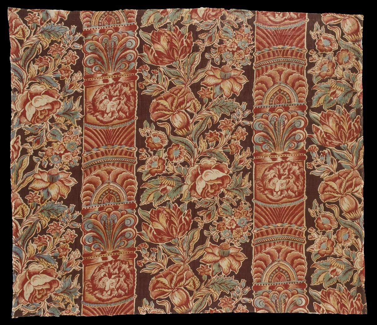 1969.3342 Textile, printed, view 2