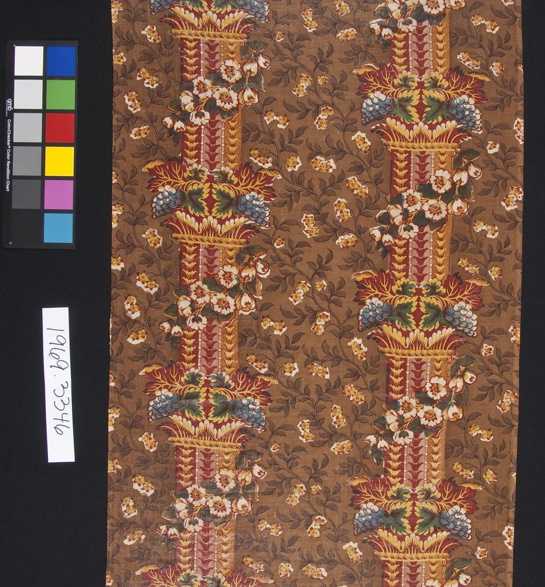 1969.3346 Textile, printed, detail 3