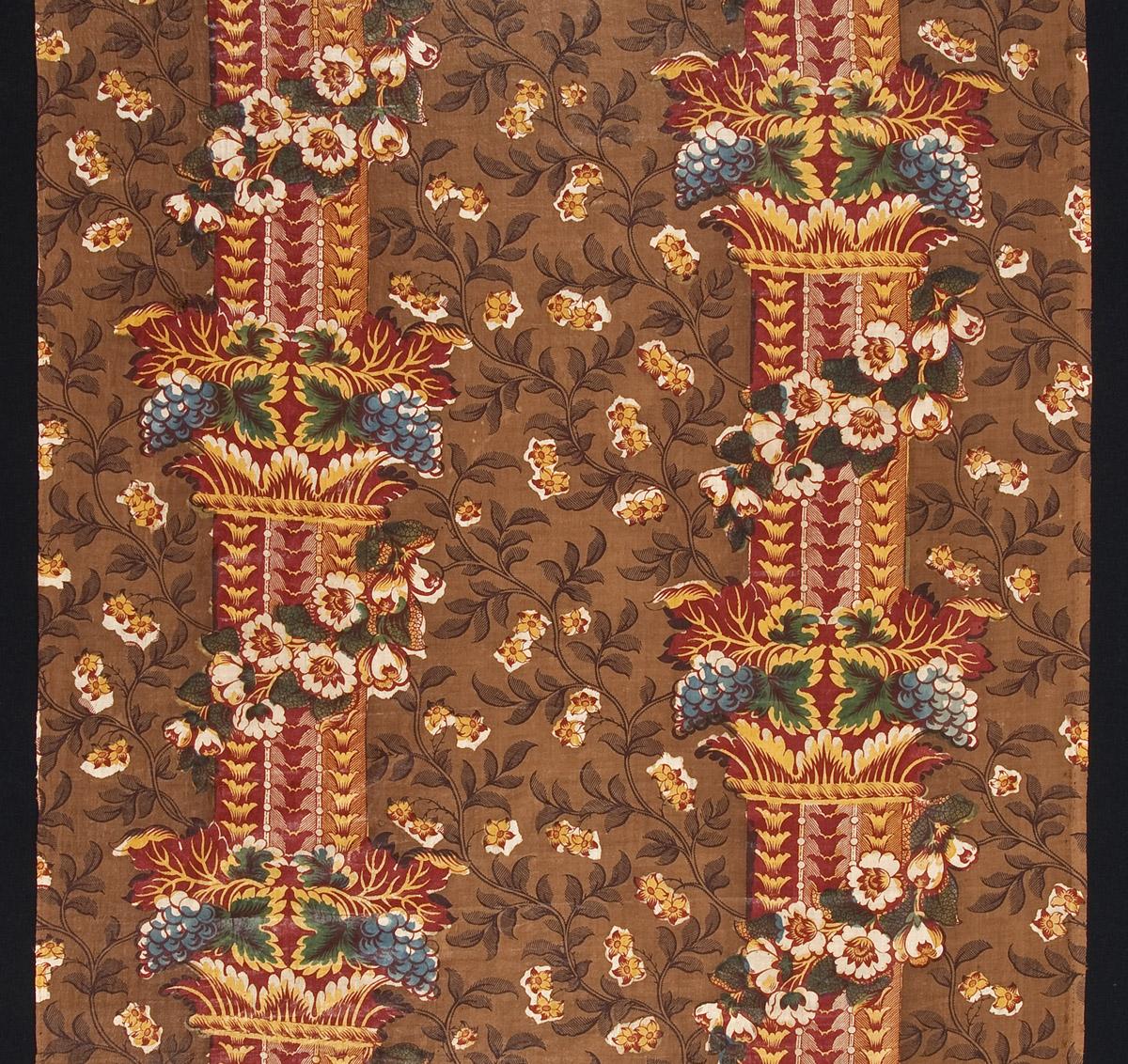 1969.3346 Textile, printed, detail 4