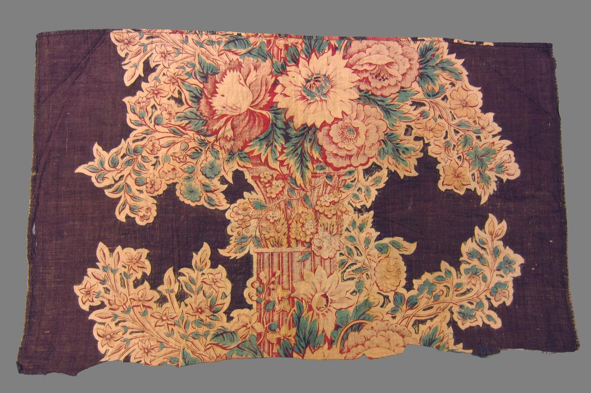 1969.3348 Textile, printed reverse