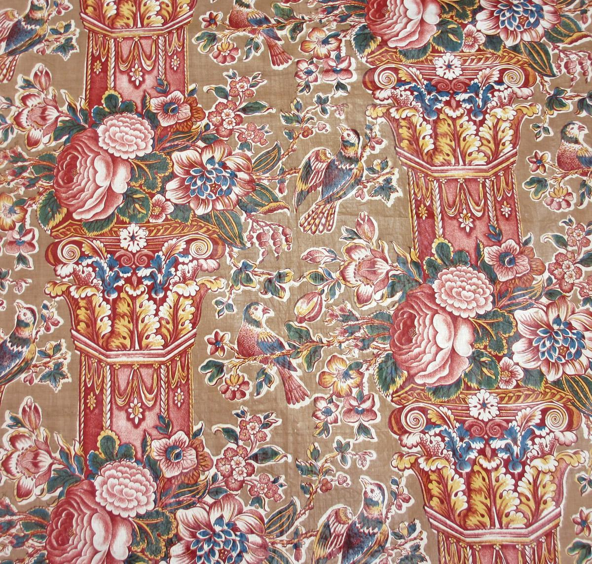 T75 textile, printed design repeat