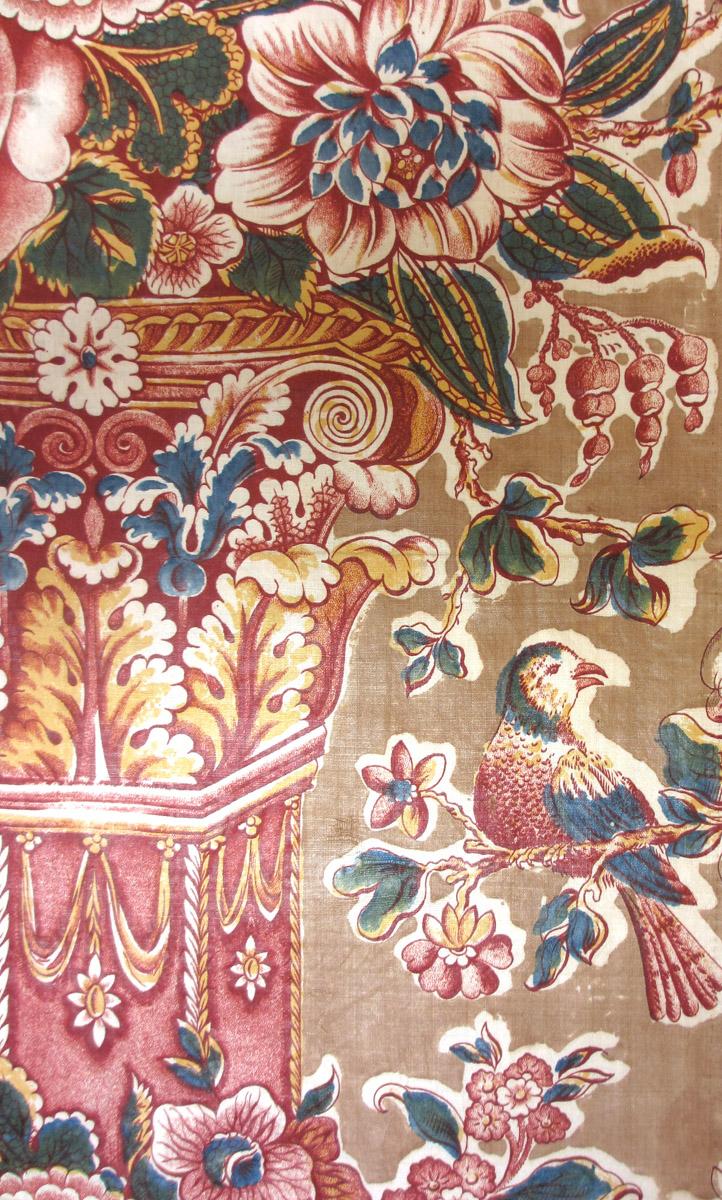 1969.3351 textile, printed detail 2
