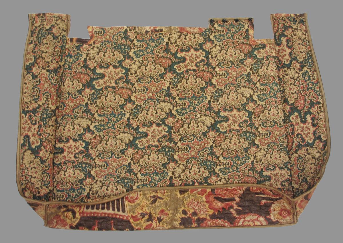 1969.3352 textile, printed reverse detail 2