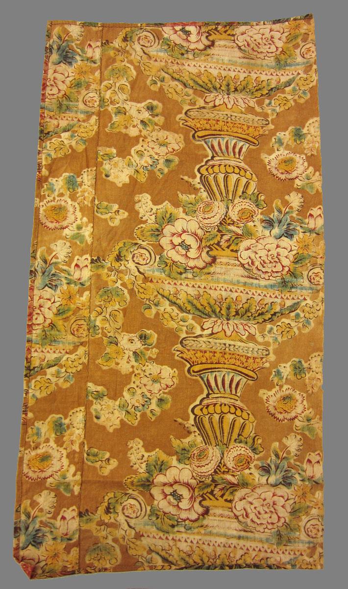 1969.3353 Textile, printed reverse