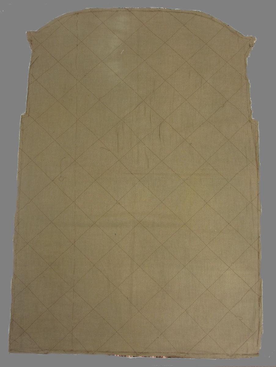 1969.3354 Textile, printed reverse