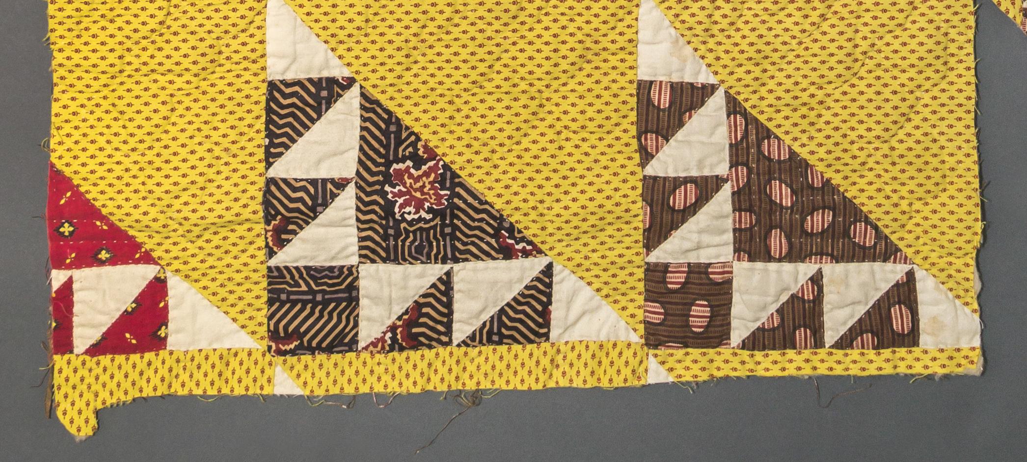 1969.3356 Textile, printed, detail 4, reverse
