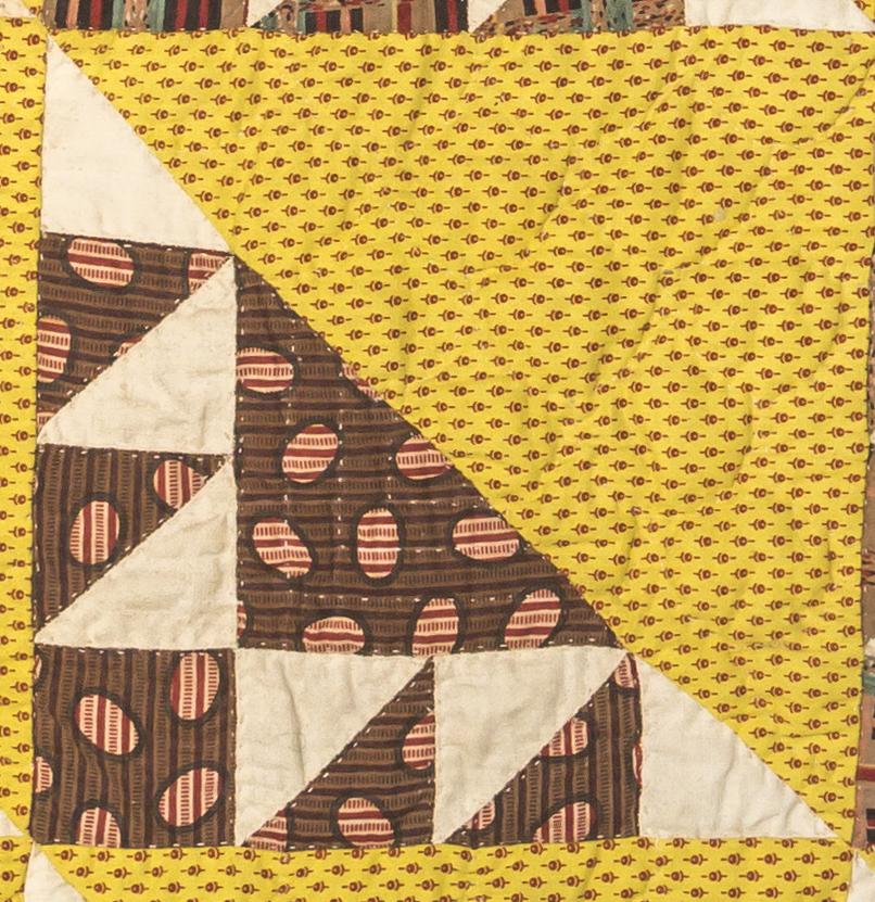 1969.3356 Textile, printed, detail 6, reverse