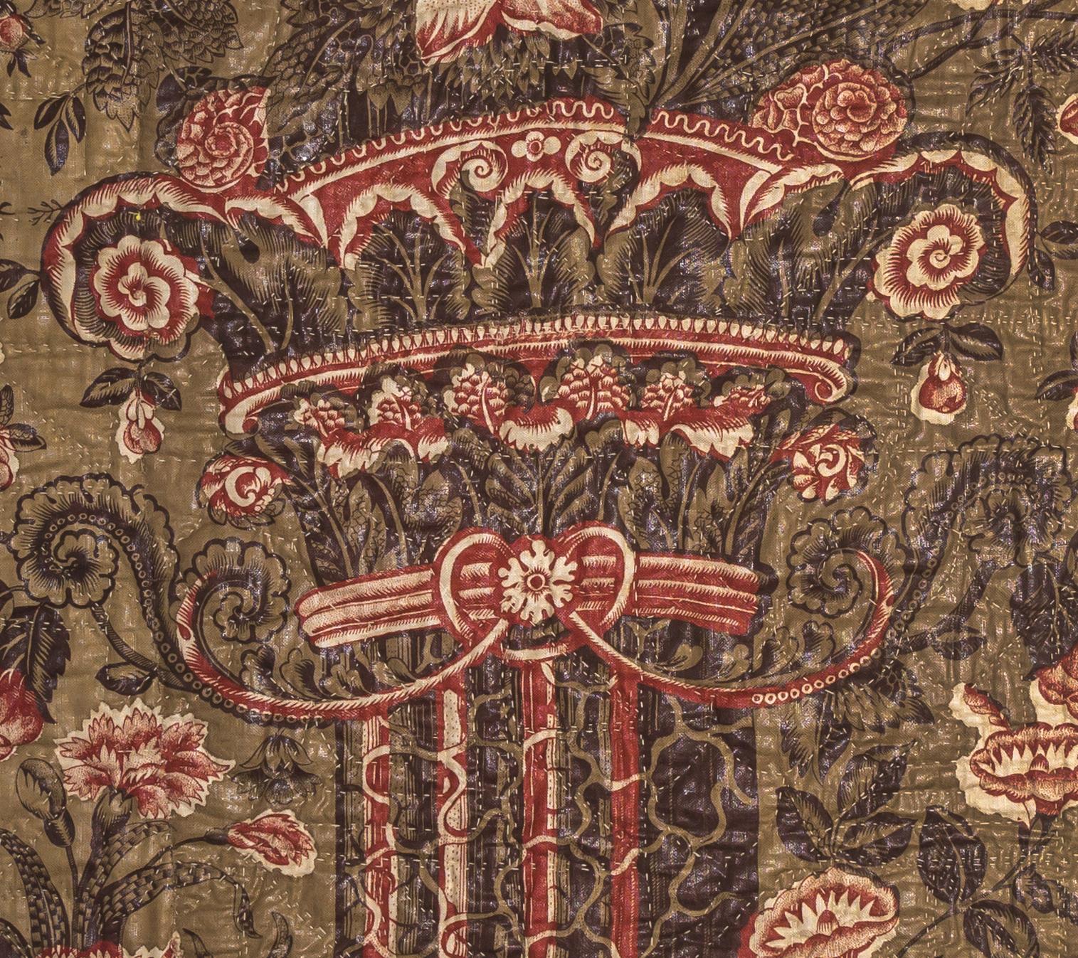 1969.3356 Textile, printed, detail 3